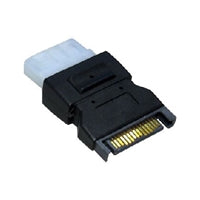 4-Pin Molex to SATA Power Adapter Cable - Gold Contacts 4-Pin Molex to SATA Power Adapter Cable - Gold Contacts